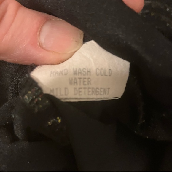 90’s Vintage Torrid Black Animal Print Glitter Tank- 2X - Picture 5 of 8